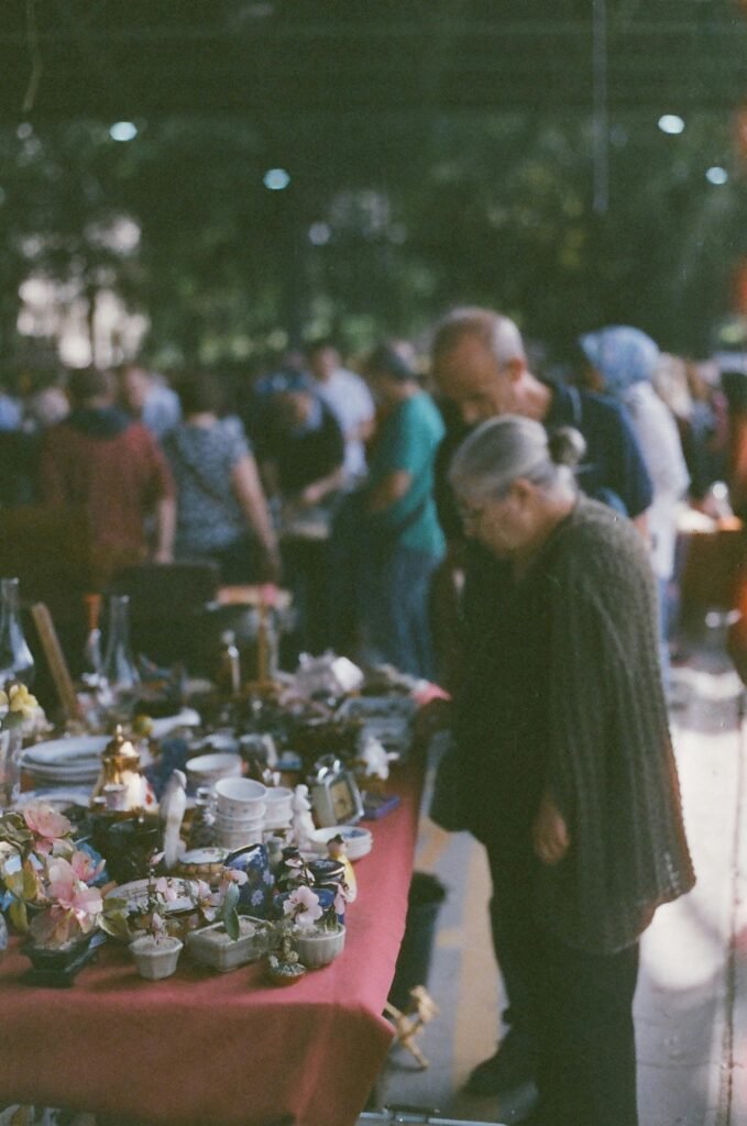 people buying of swap trade; from local shops